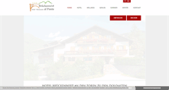 Desktop Screenshot of hotelbrueckenwirt.com